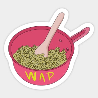 WAP Macaroni in a Pot Sticker